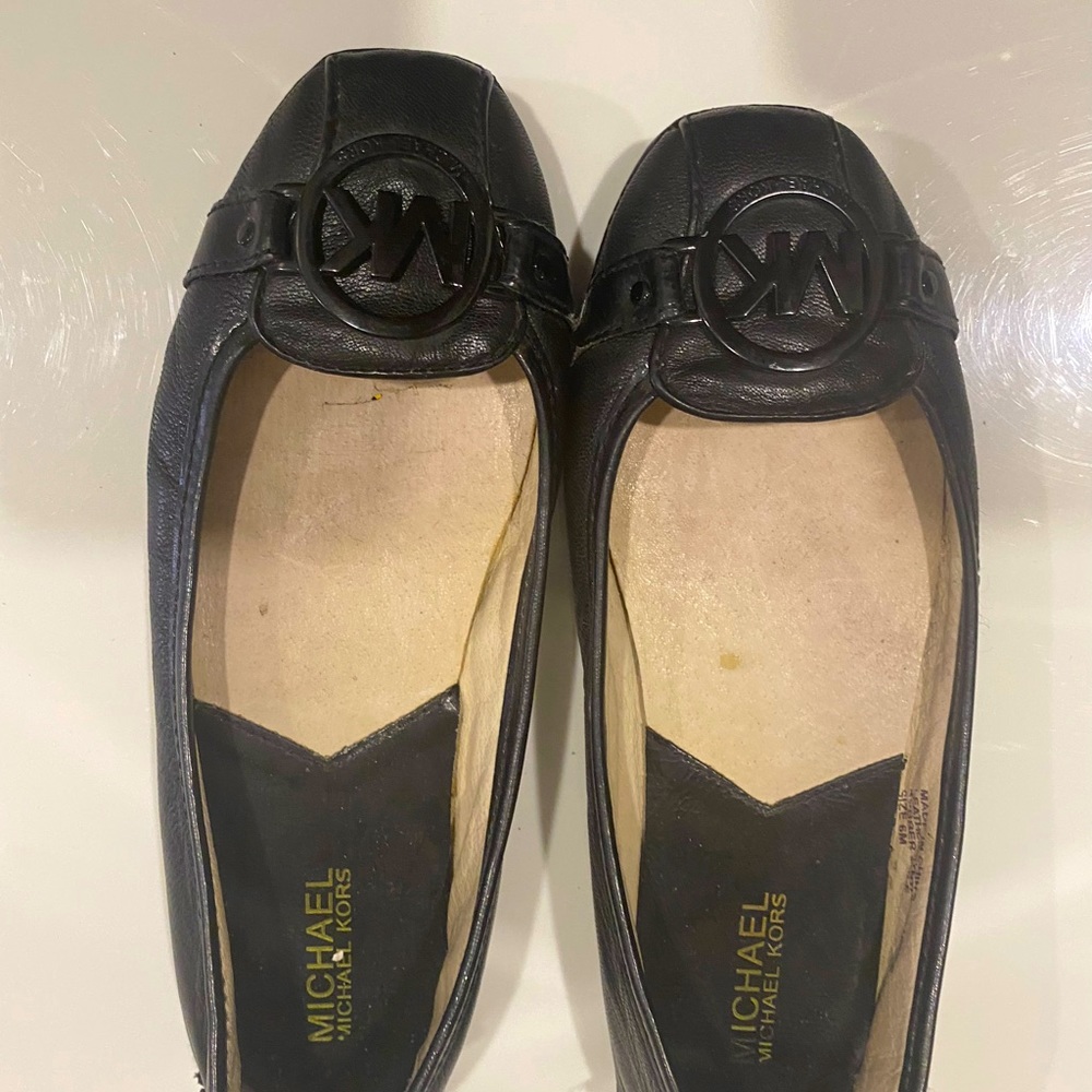 Michael Kors Black Fulton Flats